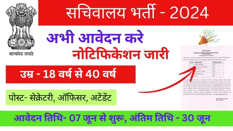 Secretariat Requirement: 8वीं पास के लिए सचिवालय भर्ती का नोटिस जारी कर दिया गया है, यहाँ जाने पूरी जानकारी